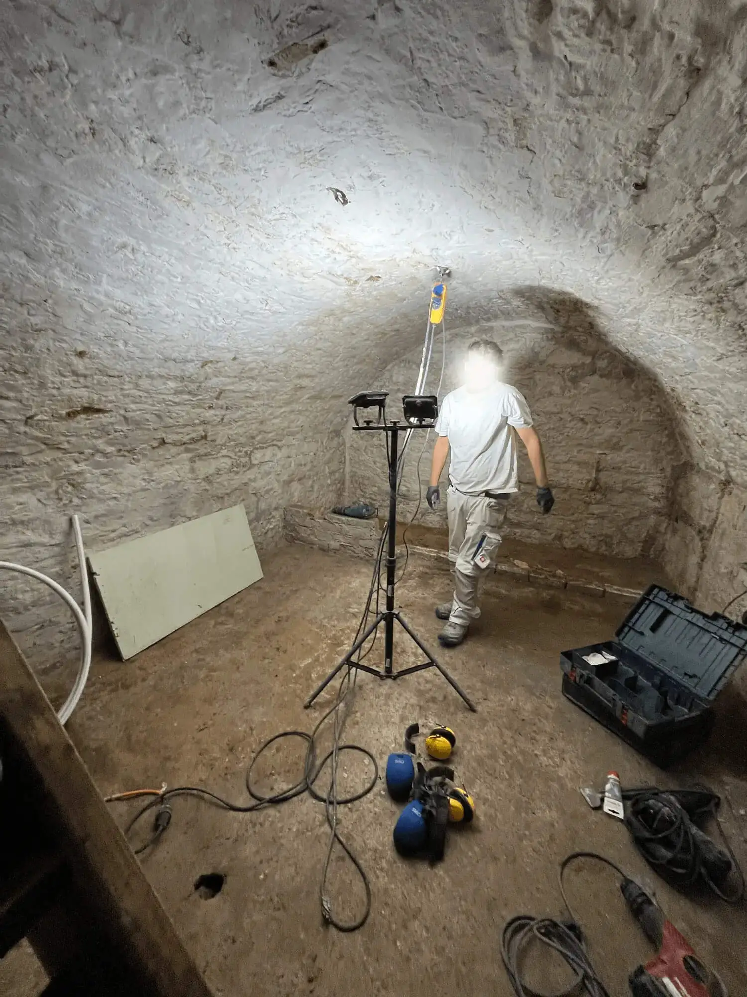 Keller vorher - Sanierung Heidelberg